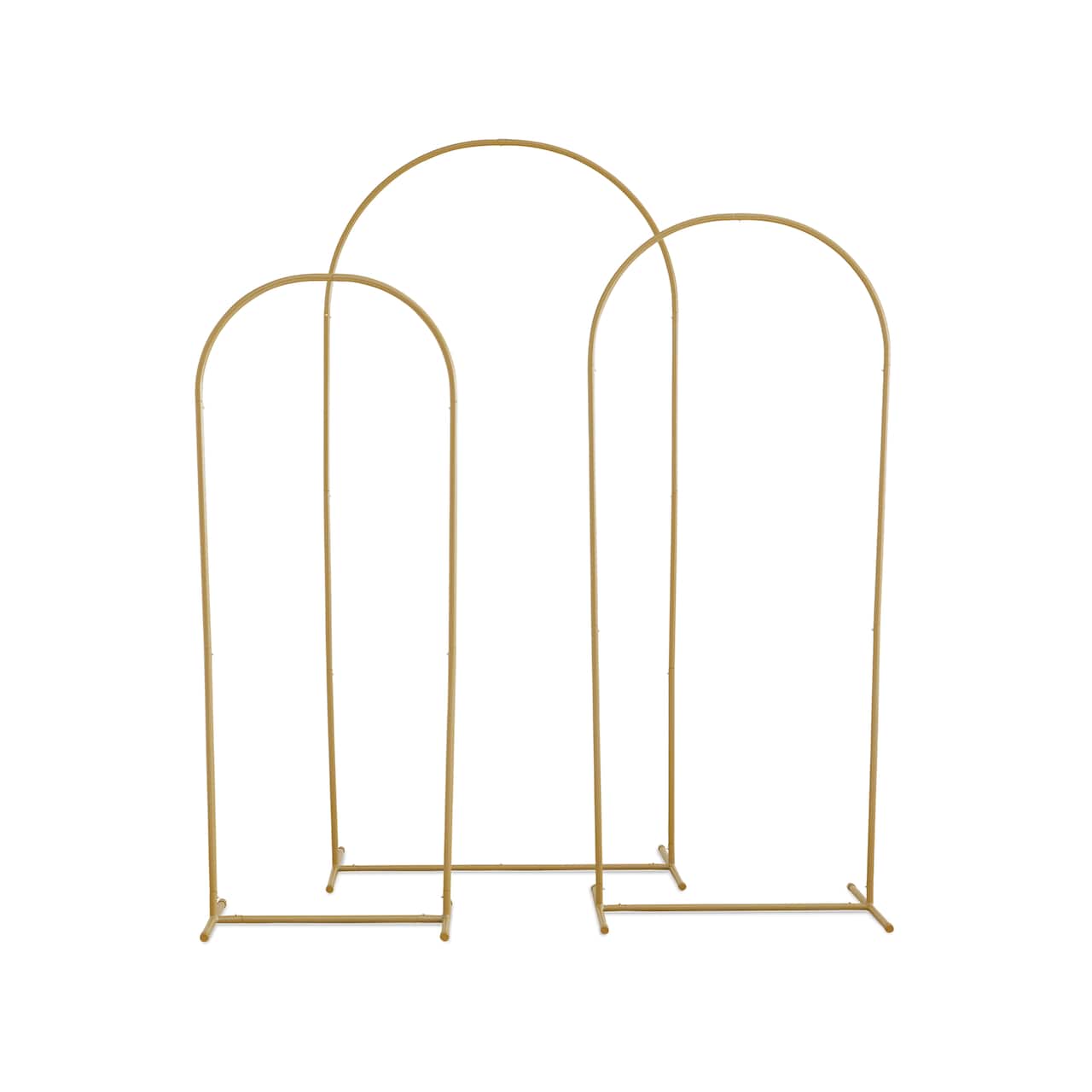 Gold Metal Backdrop Arches by Celebrate It™